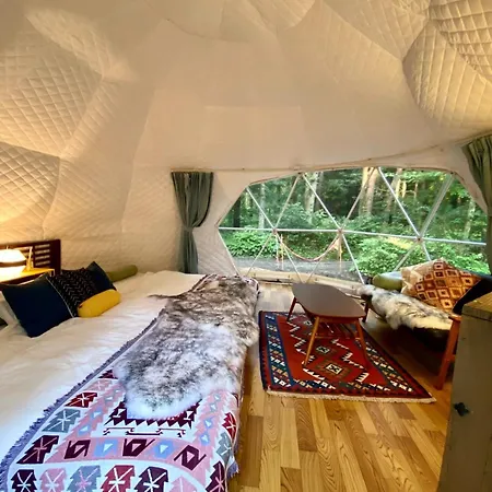 Glamping Villa Hanz Kawaguchiko Fujikawaguchiko Exterior photo